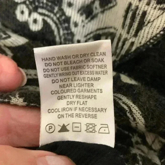 Dor Dor Long Sleeve, Fully Lined,  Cowl Neck, patchwork Dress - Picture 6 of 6